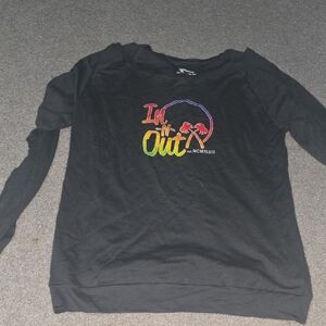 Black Graphic Women's Sweater